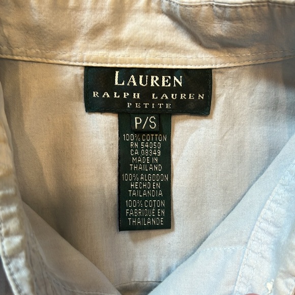 Vintage 90s Lauren Ralph Lauren 100% cotton button down shirt, great condition - Picture 2 of 7